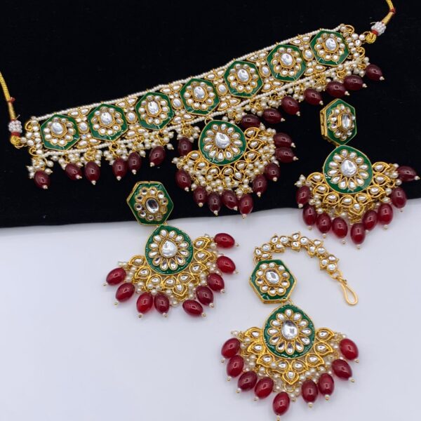 Polki kundan indian choker - Image 1