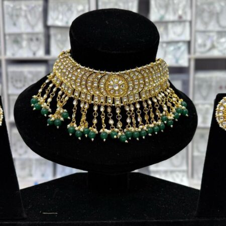 Bridal indian jaipuri meena set