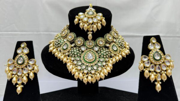 Bridal indian jaipuri meena set - Image 1