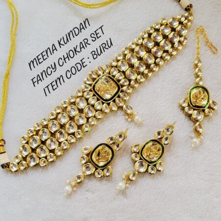 Meena kundan set