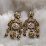 Indian ad style big earrings