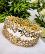 Ad zirconia bangles 2pairs