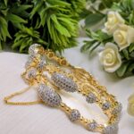 Cubic micro zirconia bangles 2pairs