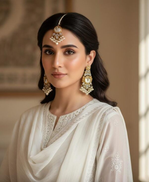 Shugan earrings teeka - Image 1