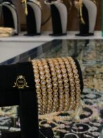 Indian kundan bangle set - Image 2