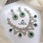 Zircon set silver golden both