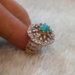 High quality goldplated rings standard size 16 17 18 19