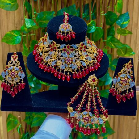 Bridal set gold design pure rp gold polish
