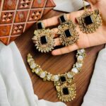 Motherpearl party wear necklace