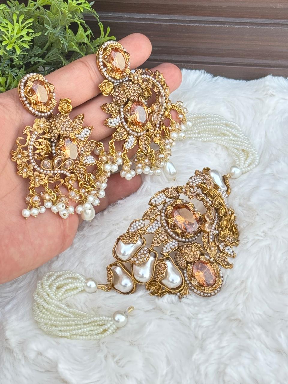 IMG-20251012-WA0286 Mother pearl choker set - Image 1