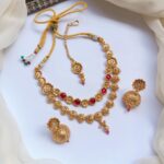 Rajwari set with jhumki