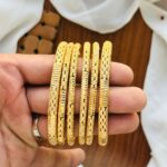 Gold platted bangles