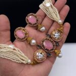 Premium choker motherpearl set