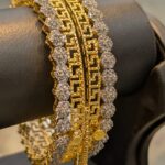 Goldplatted bangles openable