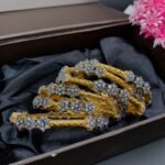 Zircon diamond cut bangles