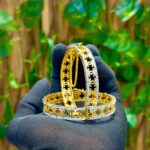 Goldplatted openable bangles pairs