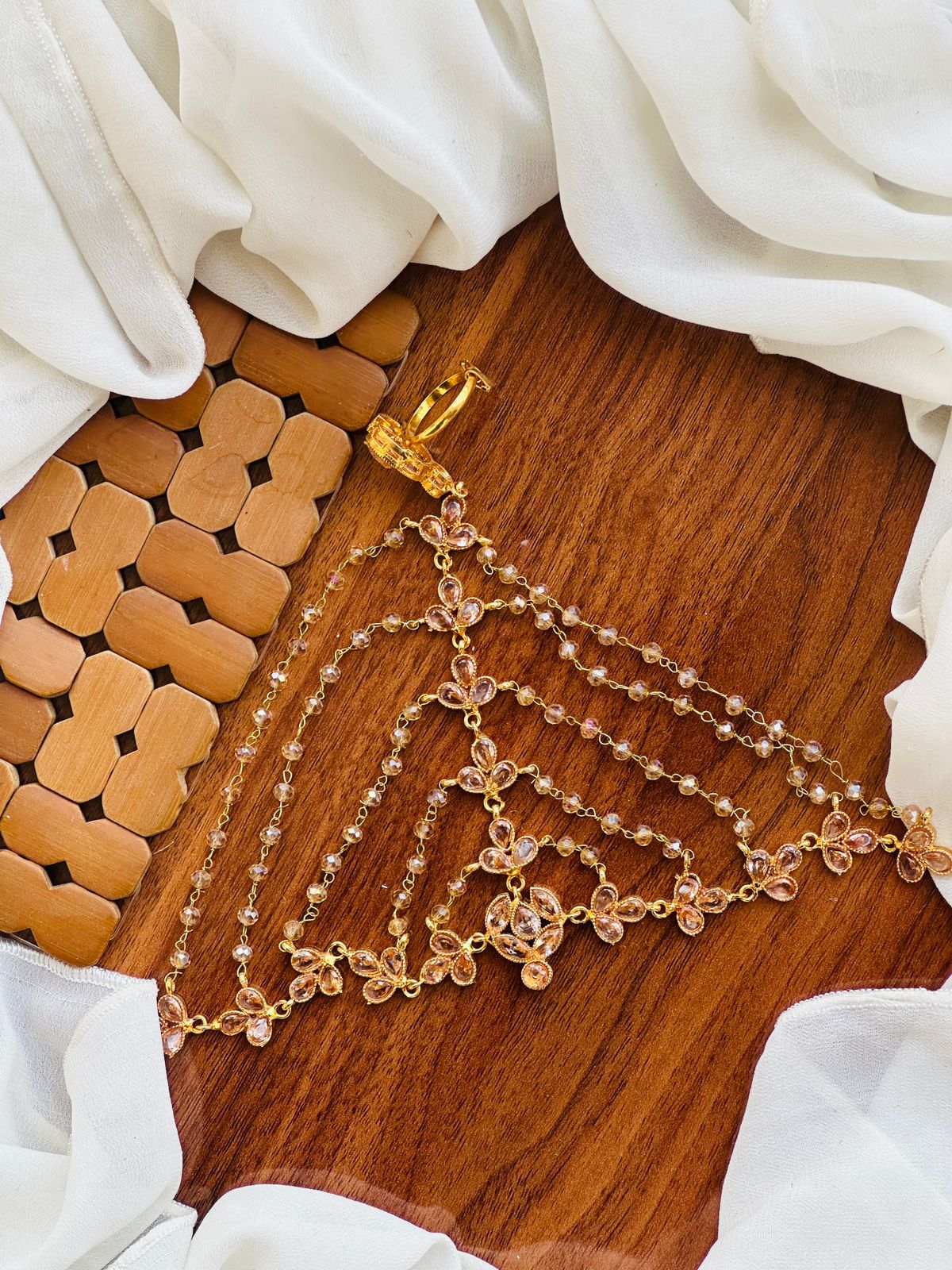 IMG-20251231-WA0242 kundan bracelet attached ring - Image 1