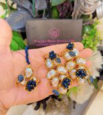 Motherpearl flowery blue set - Image 2