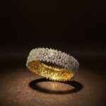 Zircon bangle openable