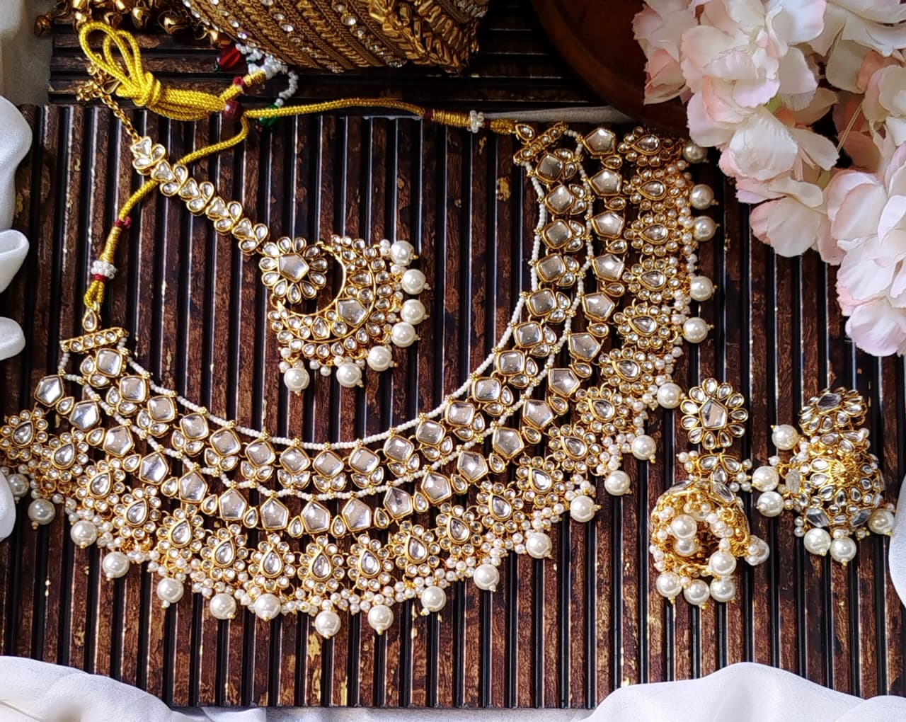 IMG-20260112-WA0992 Kundan set necklace - Image 1