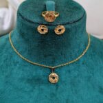 Locket goldplatted set