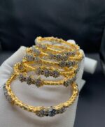 Zircon diamond cut bangles - Image 2