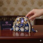 Turkish clutch royal blue 💜👍 - Image 4