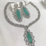 Zircon set locket set