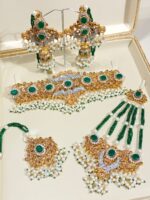 Bridal choker set wd jhumar