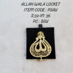 Ad zircon stone allah pendent