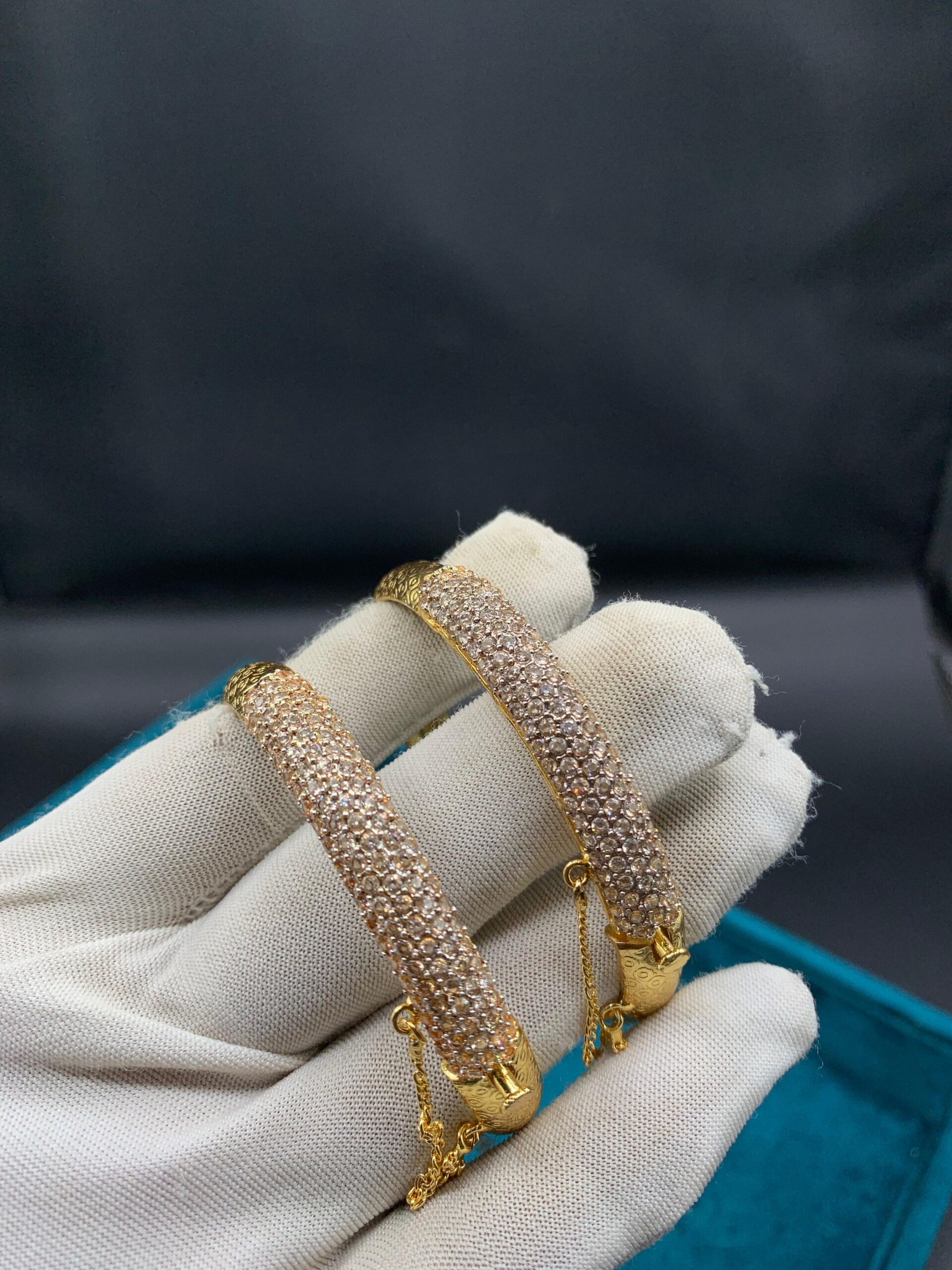 IMG-20260218-WA0193 Openable zirconia bangle - Image 1