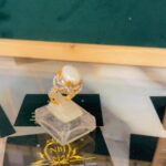 Goldplated diamond cut rings