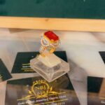 Goldplated diamond cut rings