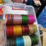Maya ali bangles With golden kare