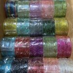 Raindrop glass bangles 25 drozen discount price