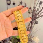 Coin bracelet goldplatted