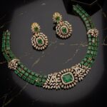 Zircon set in green colour