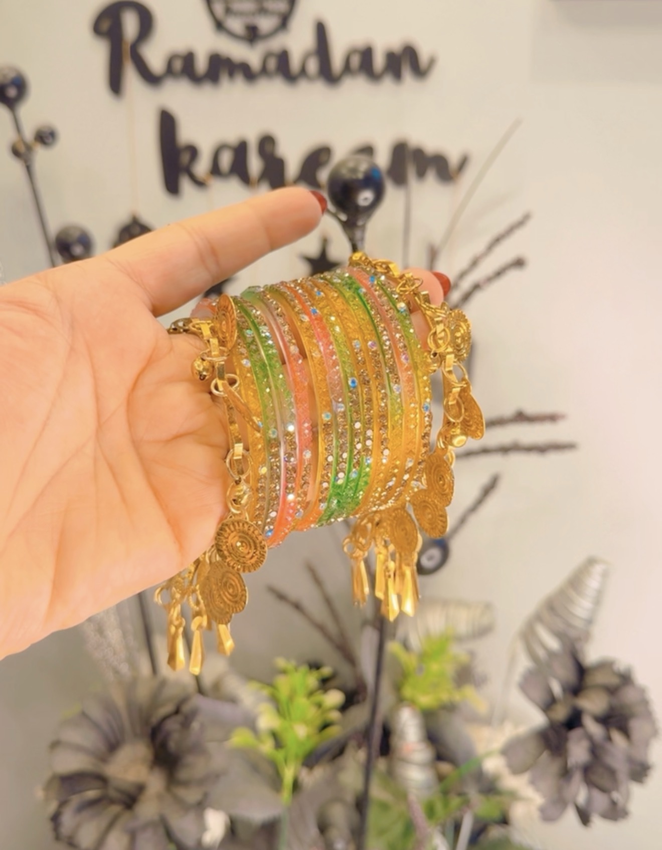 screenshot-67 Coin bangles with rain drop nag - Image 1