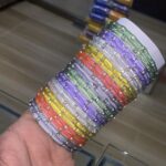 Raindrop bangles multi available