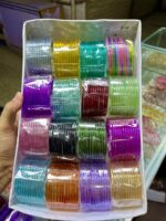 Full box16 dozen bangles glass jelly