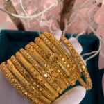 Sana goldplatted bangles set