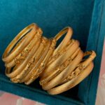 Goldplatted bangles