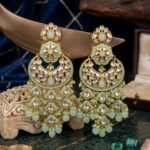 Amina uncut earrings