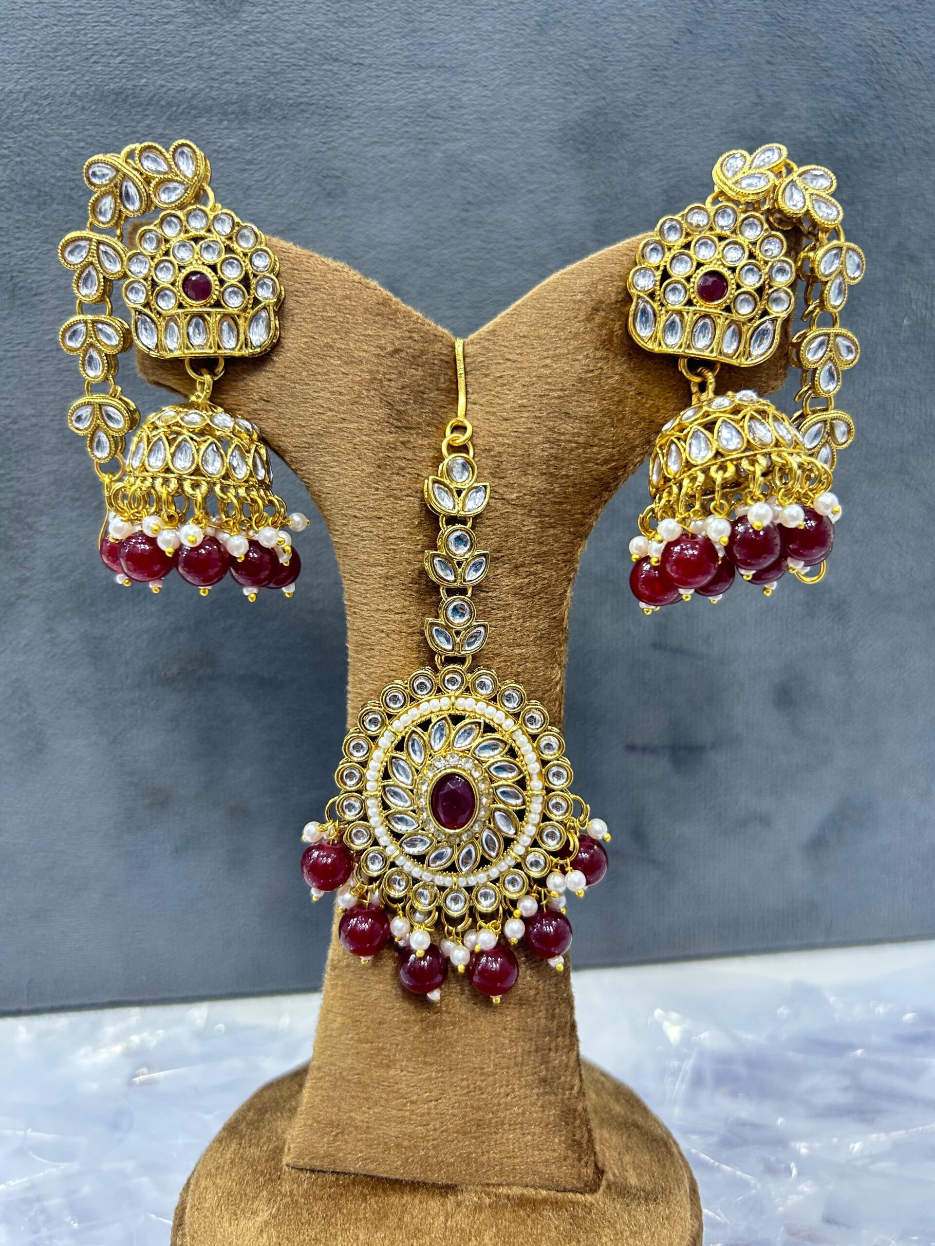 IMG-20260922-WA0440 Minha kundan earrings - Image 1