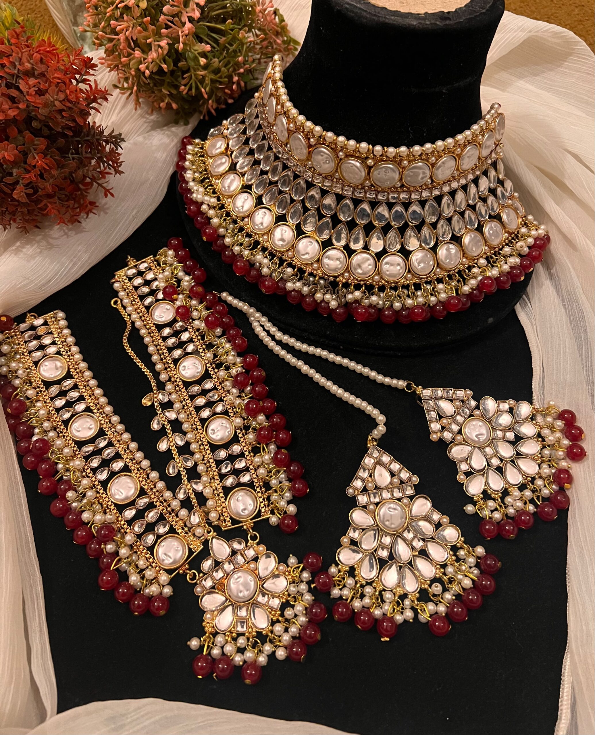 IMG-20260922-WA0470 Complete bridal set wd mathapatti - Image 1