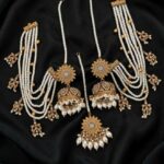 Turkish antique 5layers sahara jhumka earrings teeka